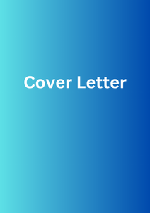 Cover Letter